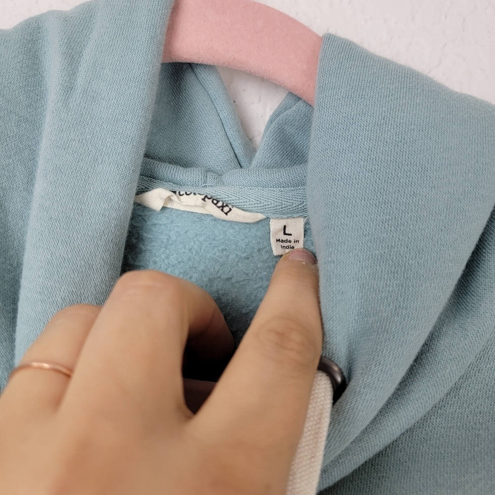 Cotopaxi Llama Pullover Hoodie Light Blue Large - Picture 7 of 9